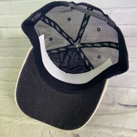 Cliff Raven Chief Skull Hardy Tattoo Embroidered Mesh Back Trucker Snapback Hat - Picture 7 of 8